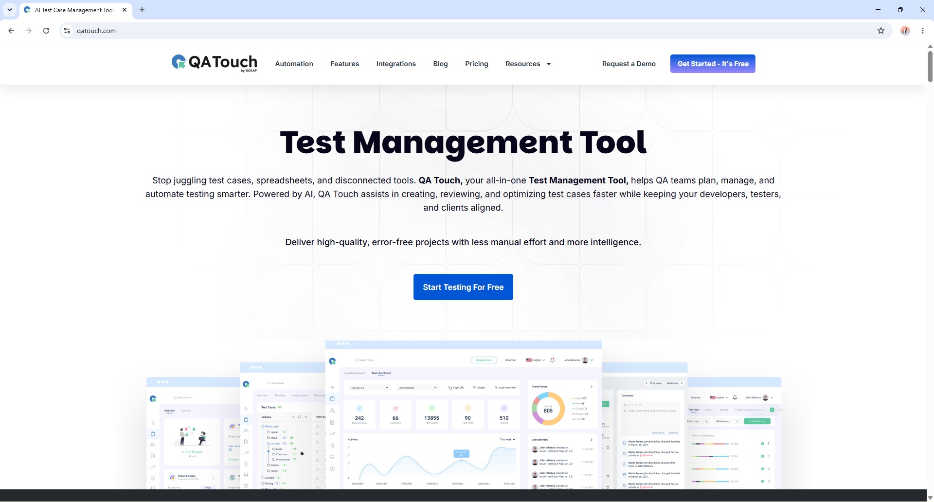QA Touch test management plugin for Jira