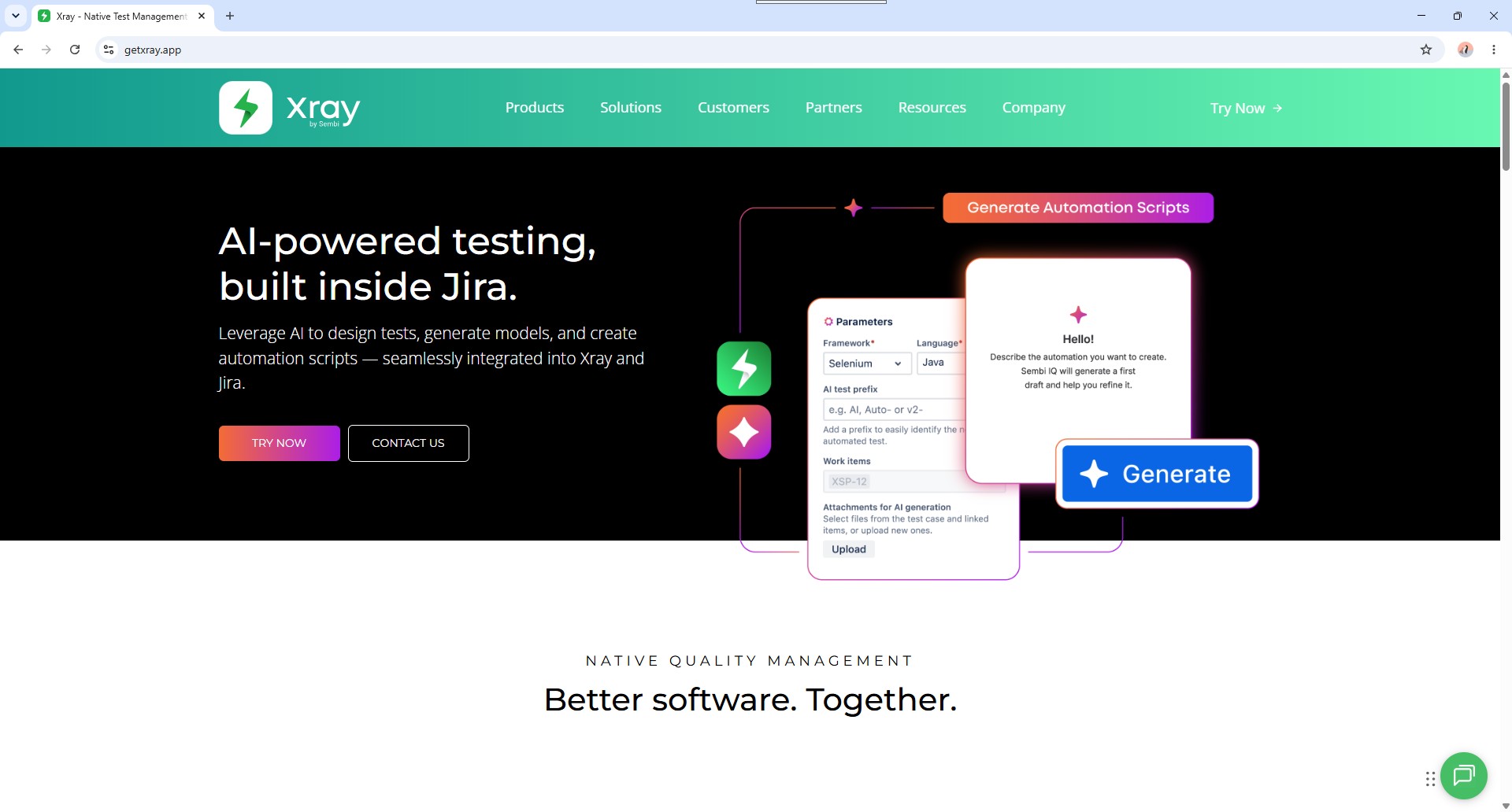 XRay test management plugin for Jira